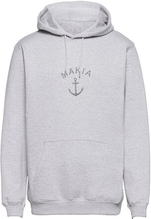 Folke Hooded Sweatshirt Hettegenser Genser Grå Makia*Betinget Tilbud