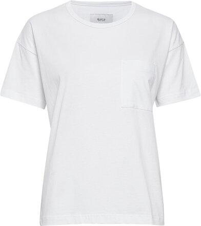 Dusk T-Shirt Tops T-shirts & Tops Short-sleeved White Makia