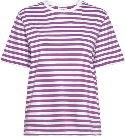 Verkstad T-Shirt Tops T-shirts & Tops Short-sleeved Purple Makia