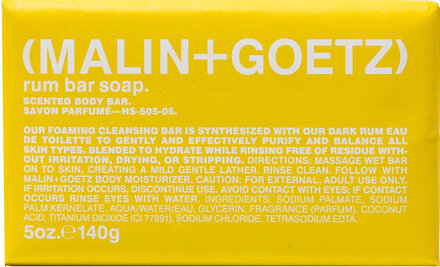 Rum Bar Soaps Beauty Women Home Hand Soap Soap Bars Nude Malin+Goetz