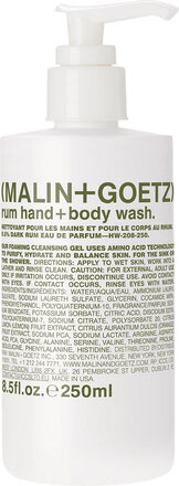 Rum Hand + Body Wash Shower Gel Badesæbe Nude Malin+Goetz
