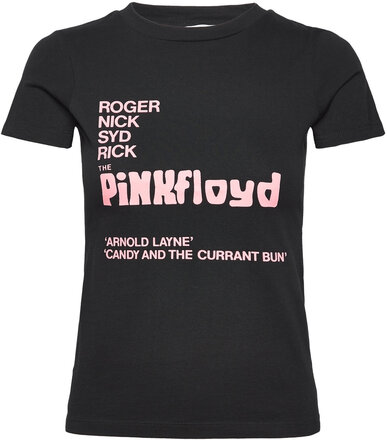 Pink Floyd T-Shirt T-shirts & Tops Short-sleeved Svart Mango*Betinget Tilbud