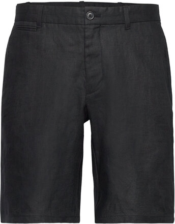 Slim Fit 100% Linen Bermuda Shorts Bottoms Shorts Casual Black Mango