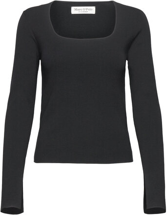 Pullover Long Sleeve Tops T-shirts & Tops Long-sleeved Black Marc O'Polo