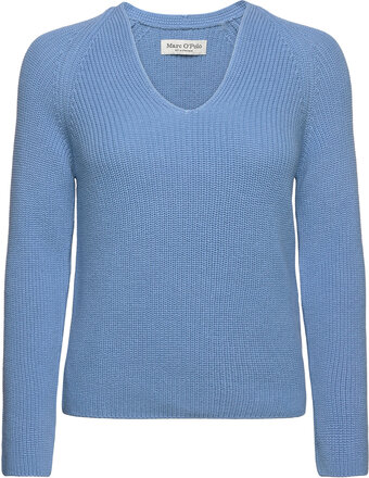 Pullover Long Sleeve Tops Knitwear Jumpers Blue Marc O'Polo