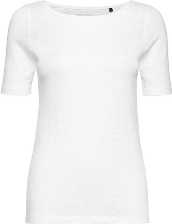 T-Shirts Short Sleeve T-shirts & Tops Short-sleeved Hvit Marc O'Polo*Betinget Tilbud
