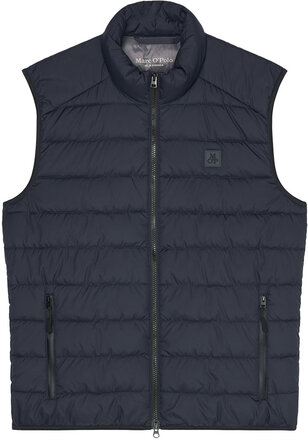 Woven Outdoor Vests Vest Marineblå Marc O'Polo*Betinget Tilbud