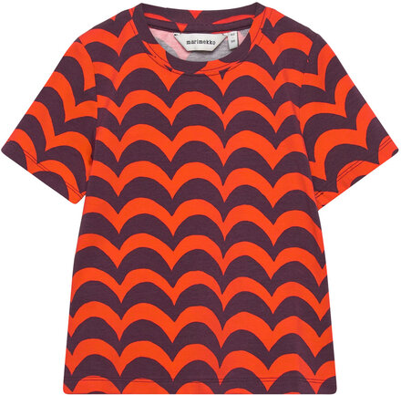 Soida Mini Laine Tops T-shirts Short-sleeved Multi/patterned Marimekko