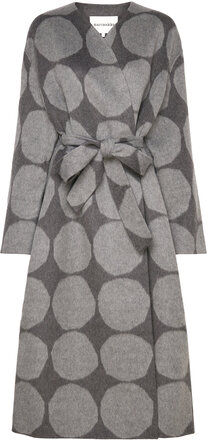Elfa Kivet Outerwear Coats Winter Coats Grey Marimekko