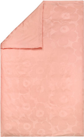 Unikko Jacquard Duvet Cover Home Textiles Bedtextiles Duvet Covers Pink Marimekko Home