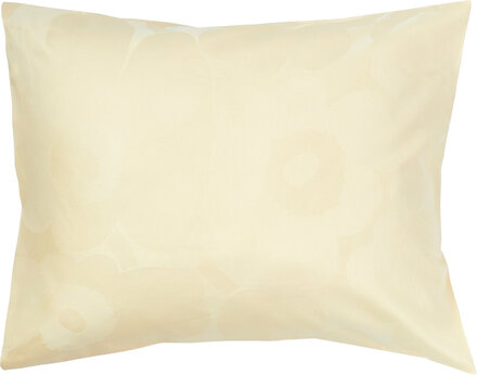 Unikko Jacquard Pc 50X60 Cm Home Textiles Bedtextiles Pillow Cases Yellow Marimekko Home