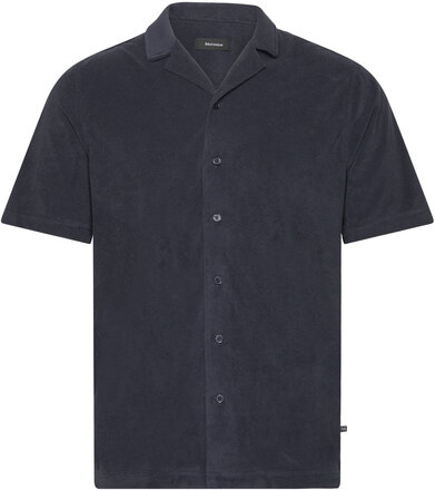 Materry Polo Tops Shirts Short-sleeved Navy Matinique