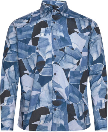 Machristaldo Tops Shirts Casual Blue Matinique