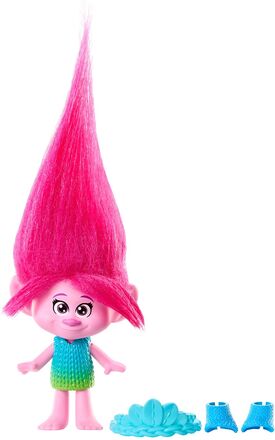 Trolls 3 Band Together Queen Poppy Small Doll Toys Playsets & Action Figures Movies & Fairy Tale Characters Multi/patterned Trolls