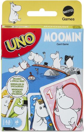 Games Uno Moomin Card Game Shedding Toys Puzzles And Games Games Card Games Multi/patterned Mattel Games