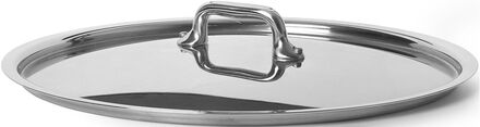 Låg Cook Style 20 Cm Stål Home Kitchen Pots & Pans Lids & Accessories Silver Mauviel