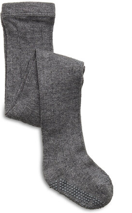 Wool Tights - Anti-Slip Socks & Tights Tights Grå Melton*Betinget Tilbud