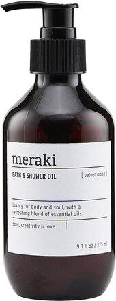 Bath & Shower Oil Velvet Mood Beauty WOMEN Skin Care Body Shower Oil Nude Meraki*Betinget Tilbud