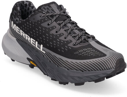 Men's Agility Peak 5 - Black/Granite Shoes Sport Shoes Running Shoes Svart Merrell*Betinget Tilbud