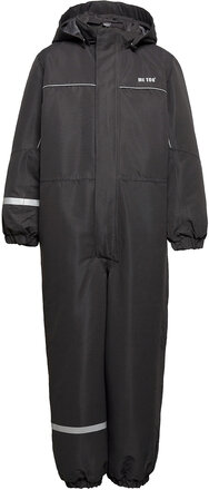Coverall, Solid Outerwear Coveralls Snow-ski Coveralls & Sets Black MeToo
