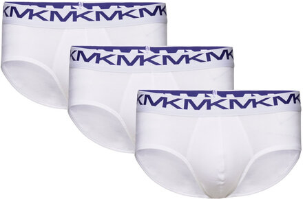 Sf Basic Lrb 3 Pack Kalsonger Y-front Briefs White Michael Kors