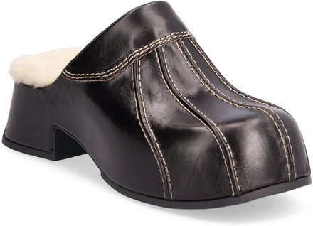 Addie Black Mules Shoes Mules & Slip-ins Heeled Mules Black MIISTA