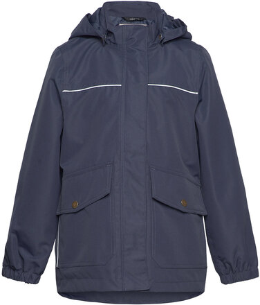 Duvet Waistcoat Outerwear Jackets & Coats Windbreaker Blue Mikk-line
