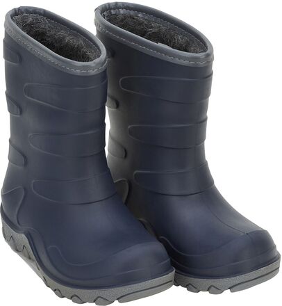 Thermal Boot Shoes Rubberboots High Rubberboots Lined Rubberboots Blå Mikk-line*Betinget Tilbud