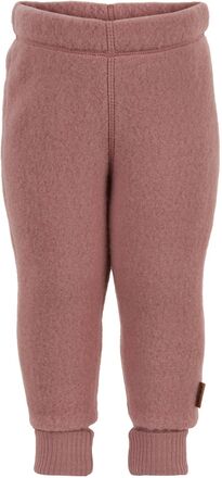 Wool Pants Outerwear Fleece Outerwear Fleece Trousers Pink Mikk-line
