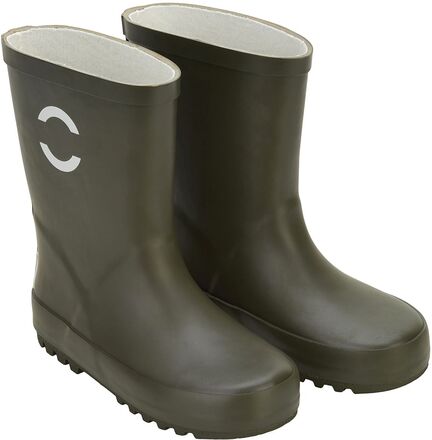 Wellies - Solid Shoes Rubberboots High Rubberboots Unlined Rubberboots Grønn Mikk-line*Betinget Tilbud