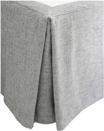 Sengekappe Sicily Home Textiles Bedtextiles Bed Skirt Grey Mimou