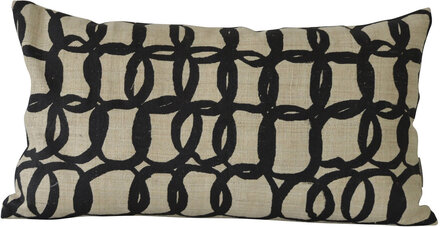 Håndtrykte Pude Circles Home Textiles Cushions & Blankets Cushions Multi/patterned Mimou