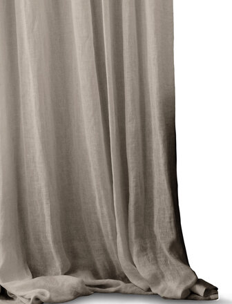 Gardin Kelly Fuld Linned Dobbelt Bredde Home Textiles Curtains Long Curtains Beige Mimou