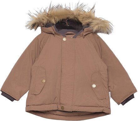Wally Fake Fur Jacket, M Outerwear Snow/ski Clothing Snow/ski Jacket Brun Mini A Ture*Betinget Tilbud