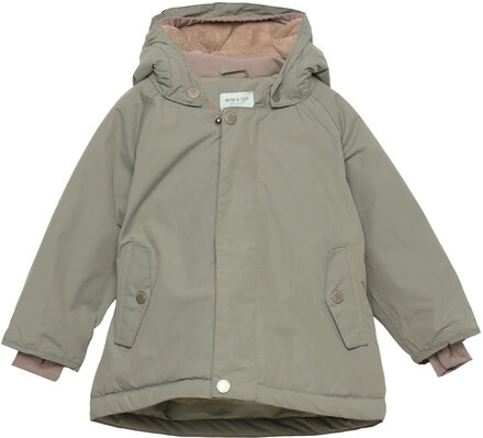 Wally Winter Jacket Outerwear Shell Clothing Shell Jacket Grå Mini A Ture*Betinget Tilbud