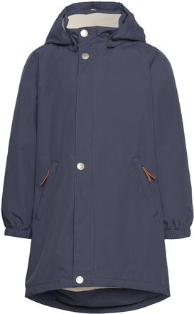 Vivica Fleece Lined Spring Jacket. Grs Parka Jacka Navy Mini A Ture