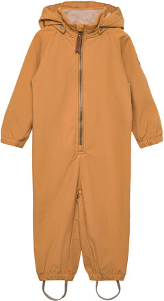 Arno Softshell Suit Outerwear Coveralls Softshell Coveralls Beige Mini A Ture*Betinget Tilbud