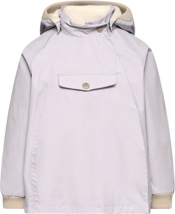 Matwai Fleece Lined Spring Jacket. Grs Outerwear Jackets & Coats Anoraks Purple Mini A Ture