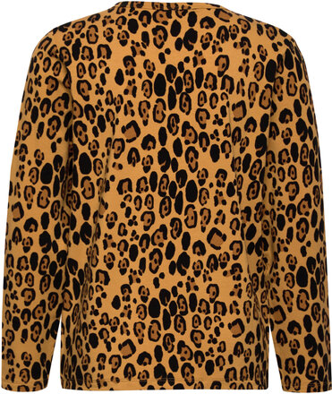 Basic Leopard Grandpa T-shirts Long-sleeved T-shirts Multi/mønstret Mini Rodini*Betinget Tilbud
