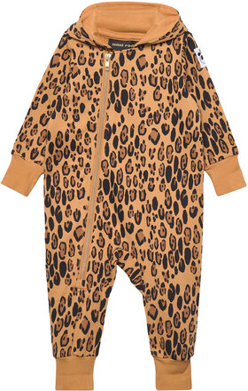 Basic Leopard Sie Jumpsuit Multi/patterned Mini Rodini