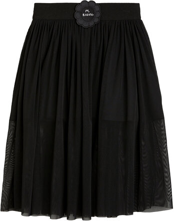 Bat Flower Tulle Skirt Dresses & Skirts Skirts Tulle Skirts Svart Mini Rodini*Betinget Tilbud