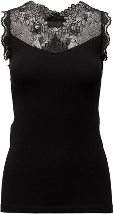 Vanessa Top Tops T-shirts & Tops Sleeveless Black Minus