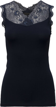 Vanessa Top Tops T-shirts & Tops Sleeveless Navy Minus