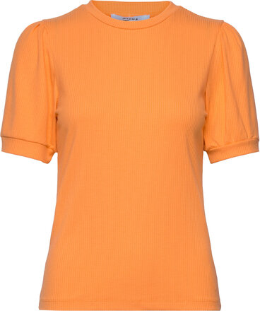 Johanna T-Shirt T-shirts & Tops Short-sleeved Oransje Minus*Betinget Tilbud