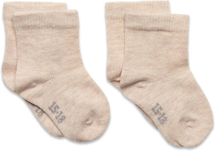 Ankle Sock Sockor Strumpor Beige Minymo