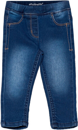 Jeans Girl Stretch Slim Fit Trousers Skinny Jeans Blå Minymo*Betinget Tilbud