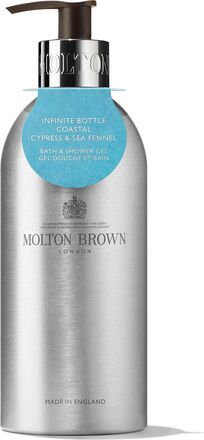 Infinite Bottle Coastal Cypress & Sea Fennel Bath & Shower Gel 400 Ml Duschkräm Nude Molton Brown