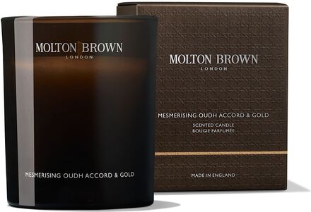 Mesmerising Oudh Accord & Gold Signature Scented Candle Duftlys Brun Molton Brown*Betinget Tilbud
