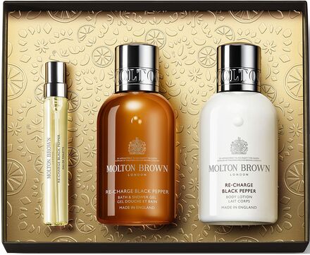 Re-Charge Black Pepper Travel Gift Set Parfume Sæt Nude Molton Brown