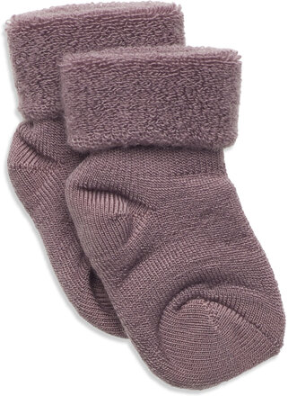 Wool Baby Socks Socks & Tights Baby Socks Purple Mp Denmark